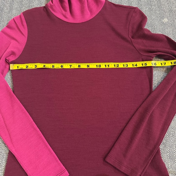 REVOLVE SFIZIO - Pink Two Tone Turtleneck - Picture 3 of 5